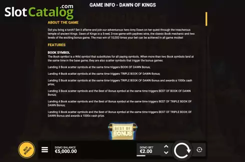 Скрин7. Dawn of Kings слот