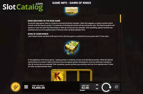 Скрин8. Dawn of Kings слот