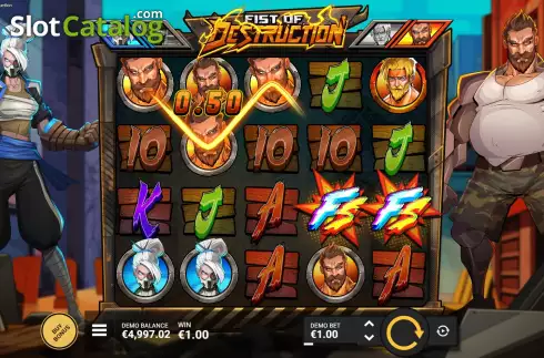 Скрин4. Fist of Destruction слот