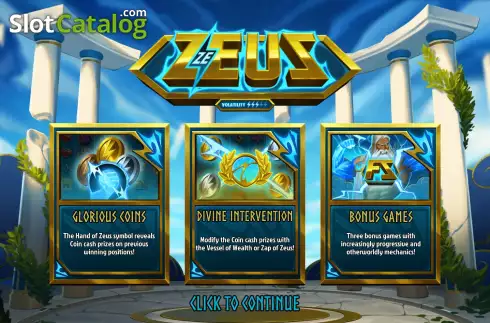 Скрин2. Ze Zeus слот