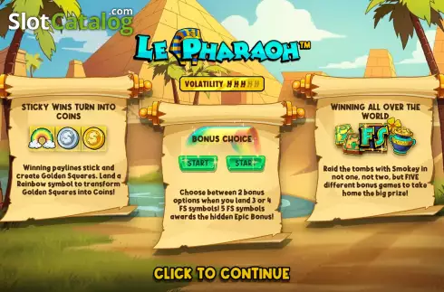 Скрин2. Le Pharaoh слот