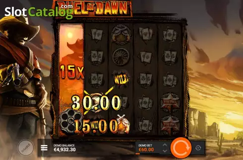 Скрин6. Duel At Dawn слот