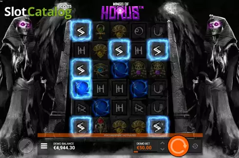 Скрин6. Wings of Horus слот