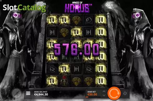 Скрин8. Wings of Horus слот