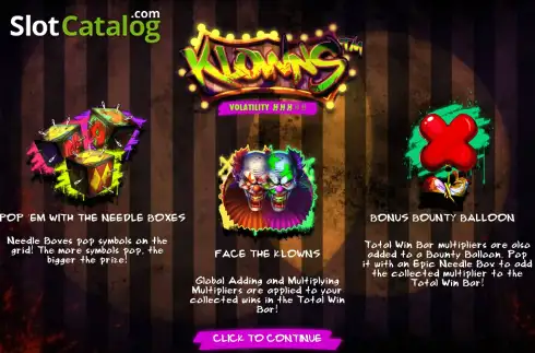 Скрин2. Klowns слот