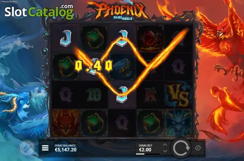 Скрин2. Phoenix DuelReels слот