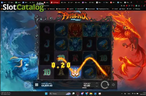 Скрин5. Phoenix DuelReels слот