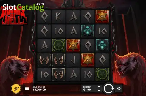 Скрин3. Hounds of Hell слот