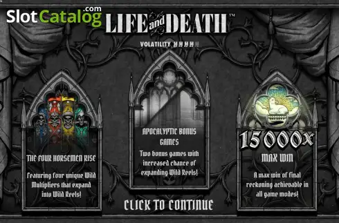Скрин2. Life and Death слот