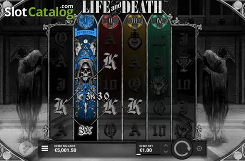 Скрин5. Life and Death слот