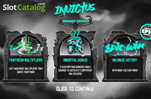 Скрин2. Invictus слот