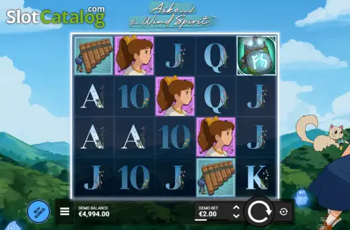 Скрин2. Aiko and the Wind Spirit слот