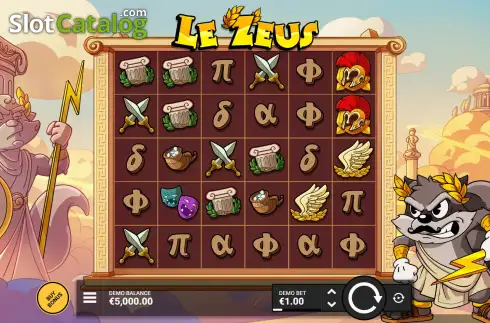Скрин3. Le Zeus слот
