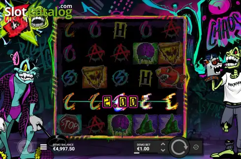 Скрин5. Chaos Crew 3 слот