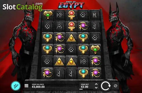 Скрин2. Rage of Egypt слот