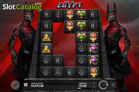 Скрин3. Rage of Egypt слот