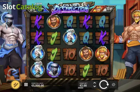 Скрин2. Fist of Destruction Megamultiplier слот