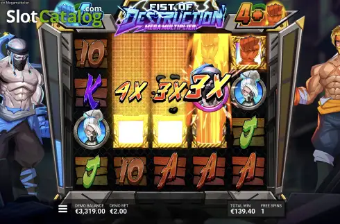 Скрин3. Fist of Destruction Megamultiplier слот