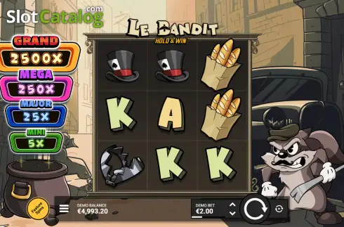 Скрин2. Le Bandit Hold & Win слот
