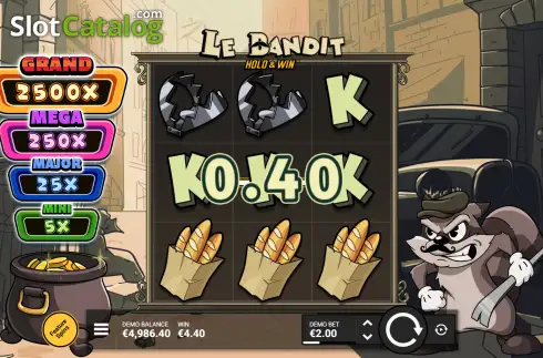 Скрин3. Le Bandit Hold & Win слот