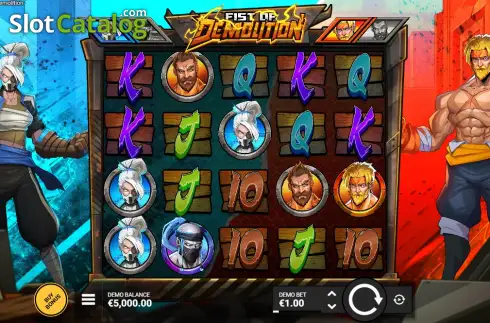 Скрин2. Fist of Demolition слот