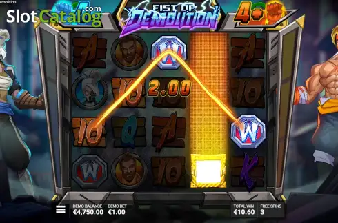 Скрин3. Fist of Demolition слот