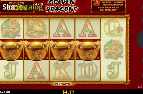 Скрин4. Golden Dragons (Hammertime) слот