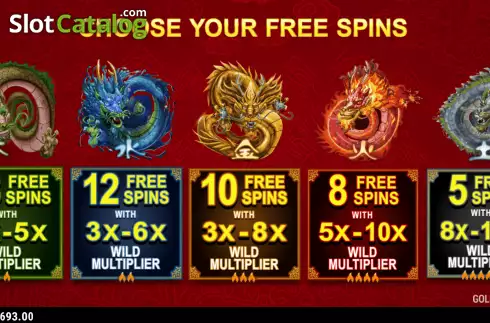 Скрин5. Golden Dragons (Hammertime) слот