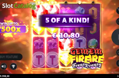 Скрин4. Gem Fire Frenzy слот