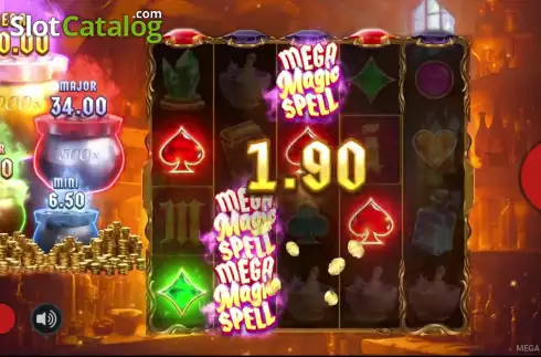 Скрин3. Mega Magic Spell слот