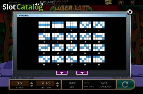 Скрин5. Liger Loot слот