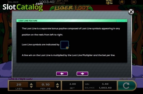 Скрин9. Liger Loot слот