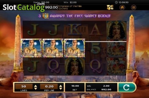 Скрин3. Empress of the Nile слот