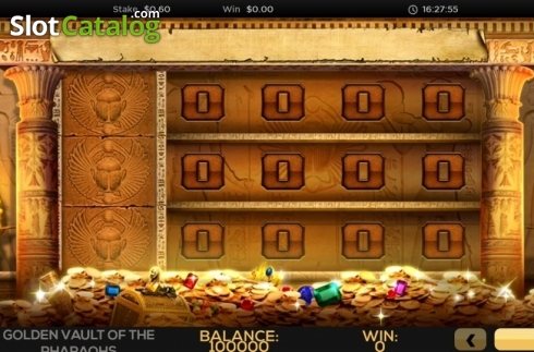 Скрин2. The Golden Vault of the Pharaohs слот