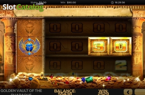 Скрин4. The Golden Vault of the Pharaohs слот