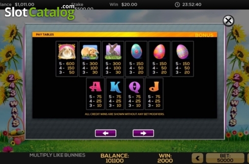 Скрин4. Multiply Like Bunnies слот