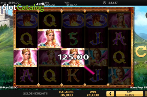 Скрин3. Golden Knight II слот
