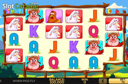 Скрин2. When Pigs Fly (High 5 Games) слот