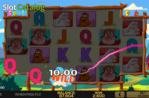 Скрин3. When Pigs Fly (High 5 Games) слот