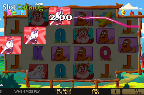 Скрин6. When Pigs Fly (High 5 Games) слот