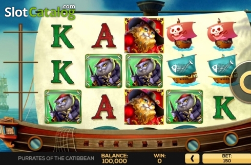 Скрин2. Purrates of the Catibbean слот