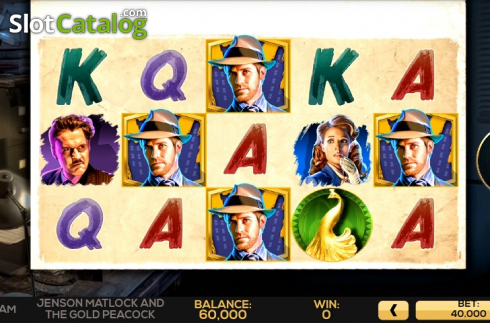 Скрин4. Jenson Matlock and the Gold Peacock слот
