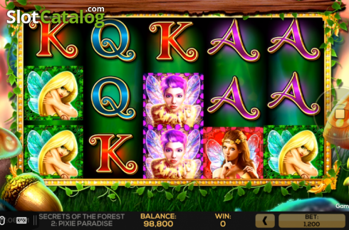 Скрин3. Secrets of the Forest 2 Pixie Paradise слот