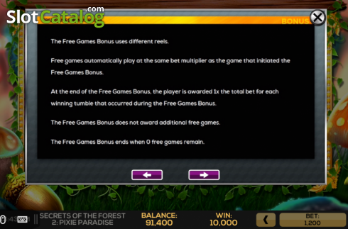 Скрин9. Secrets of the Forest 2 Pixie Paradise слот
