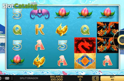 Скрин2. Split Dragon слот