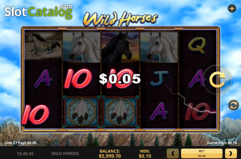 Скрин5. Wild Horses (High5Games) слот