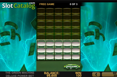 Скрин4. Green Machine Deluxe Power Bet слот