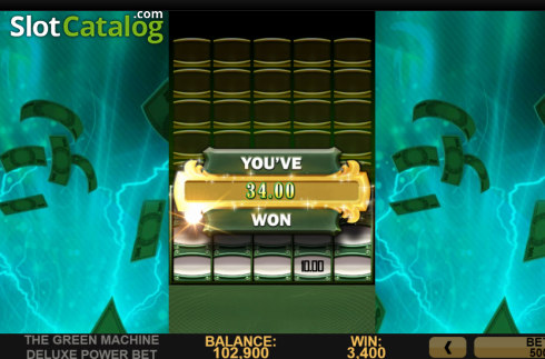 Скрин5. Green Machine Deluxe Power Bet слот