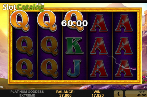 Скрин3. Platinum Goddess Extreme слот
