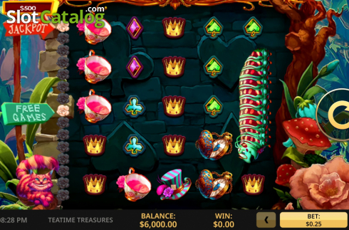 Скрин2. Teatime Treasures слот